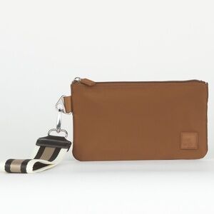 IHKWIP XL Everyday Essentials RFID Wristlet Pouch ~ Mocha